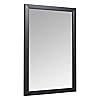 Amazon Basics Rectangular Wall Mount Mirror for Bedroom, Living Room, Entryway, Standard Trim, 20" x 28", Black