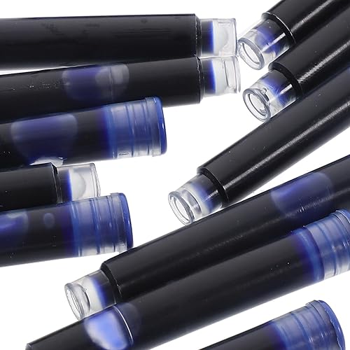 Miniatura 3 de Cabilock 100 piezas de repuesto de tinta para pluma estilográfica, recambios de tinta negra para suministros de fuente de pluma