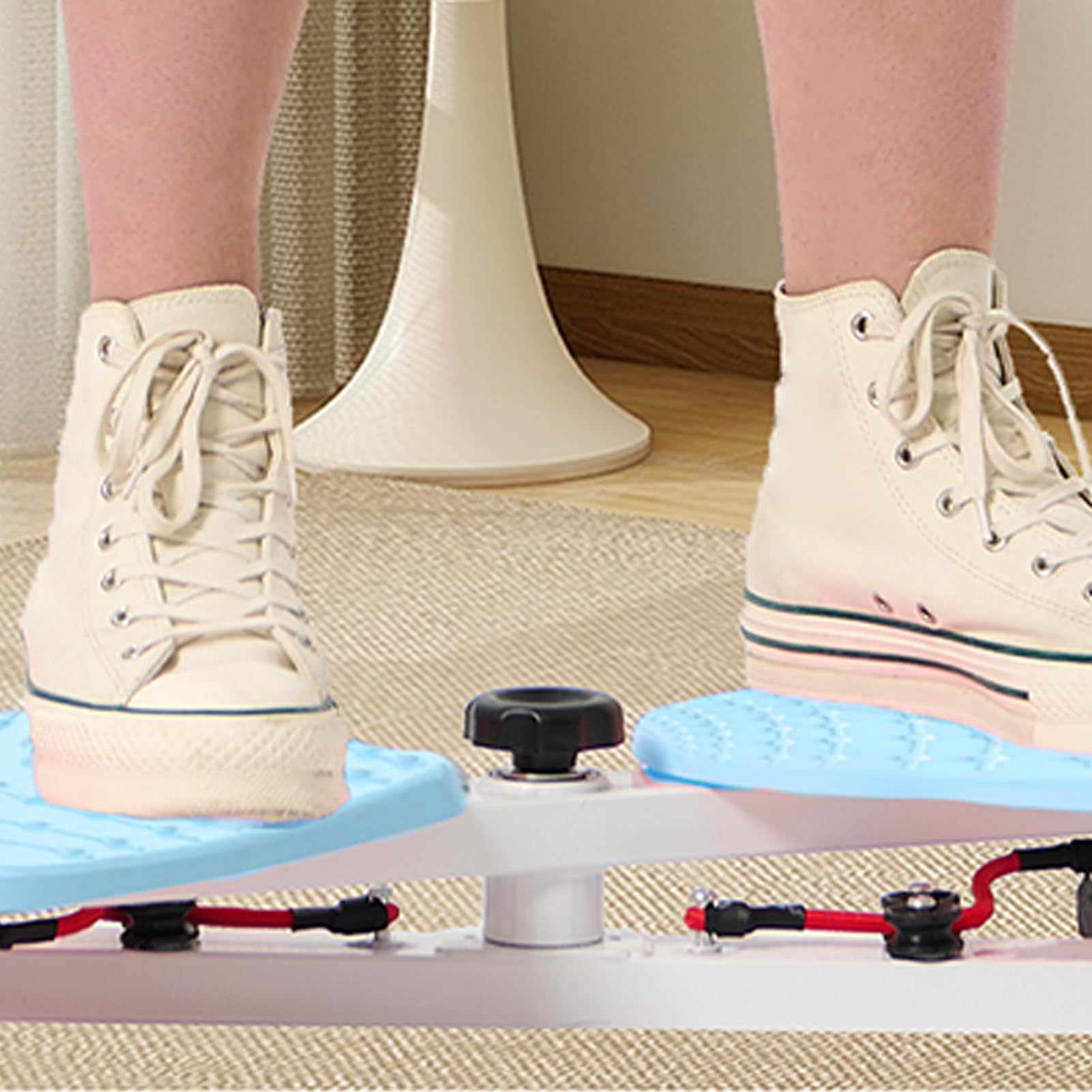 Tavola da allenamento con fasce, antiscivolo, portatile, per fitness, casa, palestra, allenamento completo per uomini, donne, giovani