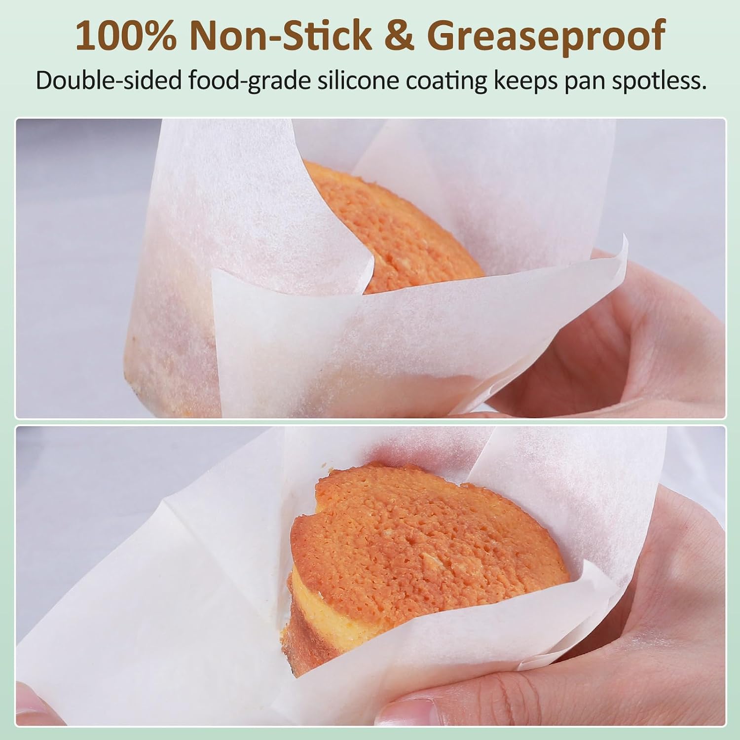 Gifbera 225pcs Parchment Tulip Cupcake Liners for Baking White Muffin Cups