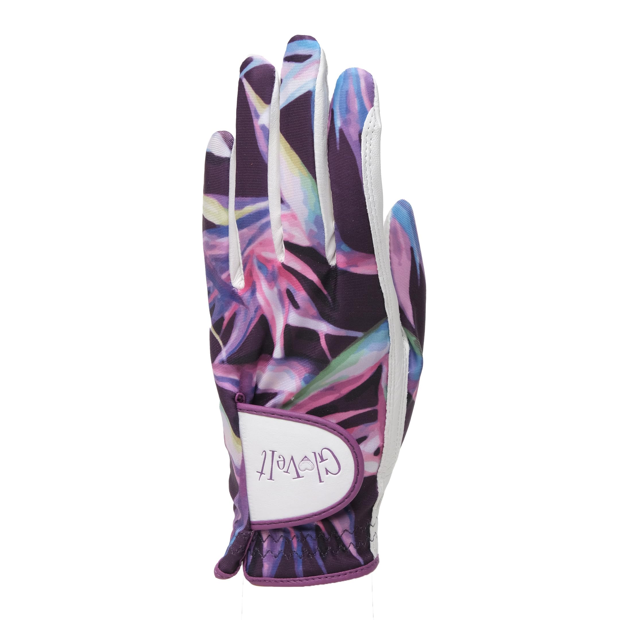 Glove It Ladies Golf Glove - Lightweight and Soft Cabretta Leather Golf Glove for Womens, Features UV Protection - Bird of Paradise