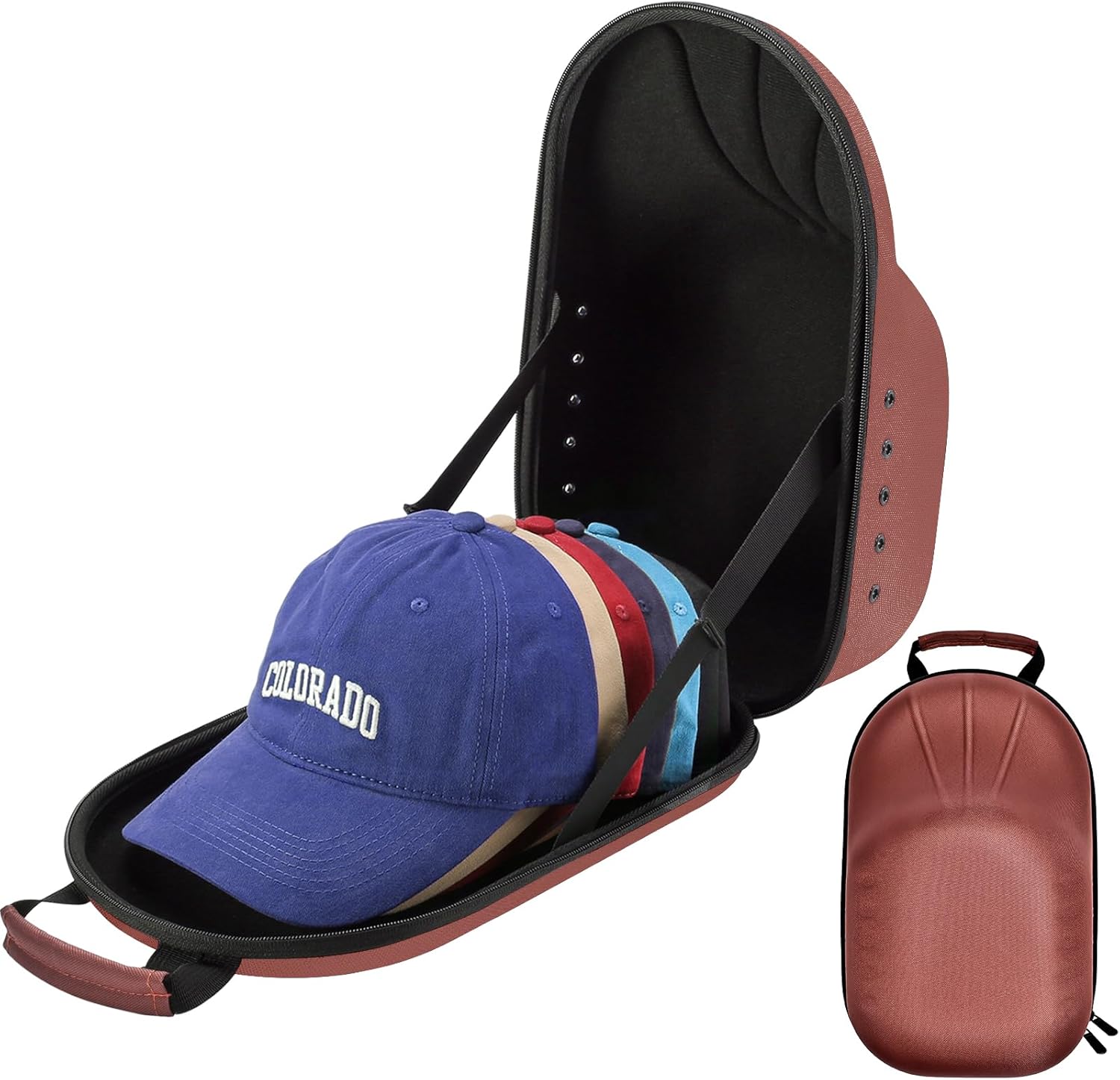 ProCase Hat Travel Hard Case, Hat Carrier Storage Bag for