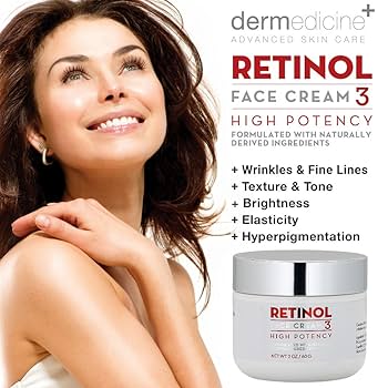 Amazon.com: Retinol Cream For Face & Eye 3% Blend | Natural