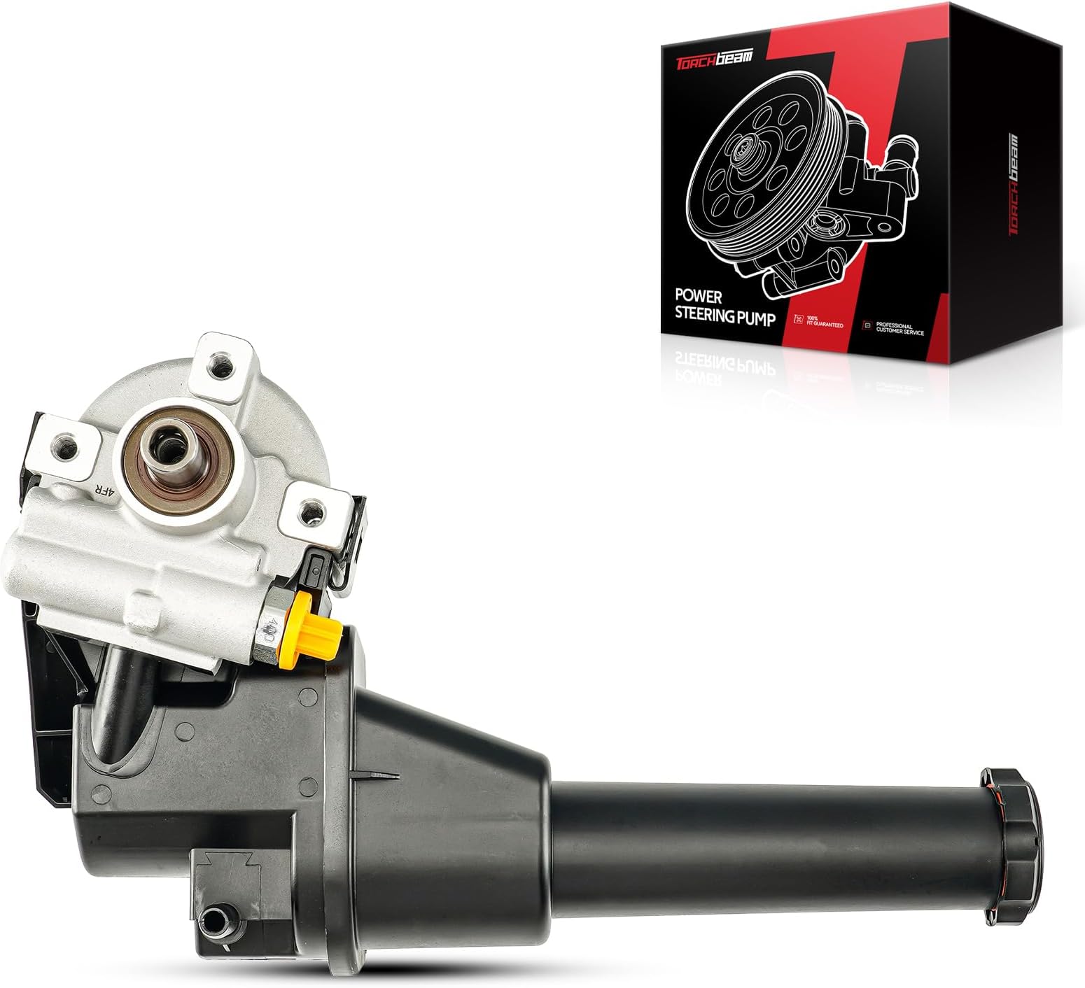 Torchbeam 96-5001R Power Steering Pump Compatible with Chevrolet Silverado 2500 HD 6.0L; GMC Sierra 2500 HD 6.0L; Silverado 3500 HD 6.0L; Sierra 3500 HD 6.0L 2011-2015, Power Assist Pump