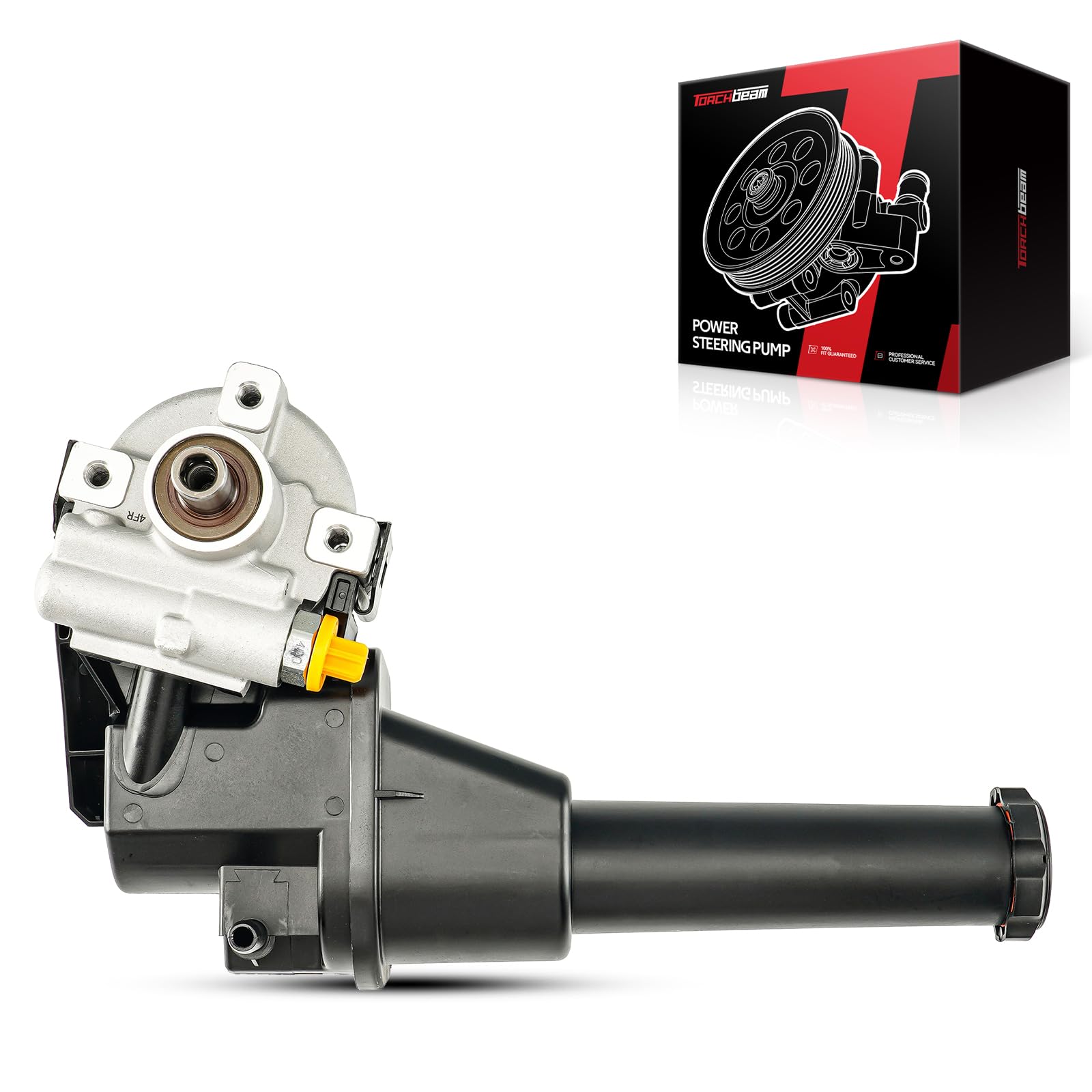 Torchbeam 96-5001R Power Steering Pump Compatible with Chevrolet Silverado 2500 HD 6.0L; GMC Sierra 2500 HD 6.0L; Silverado 3500 HD 6.0L; Sierra 3500 HD 6.0L 2011-2015, Power Assist Pump