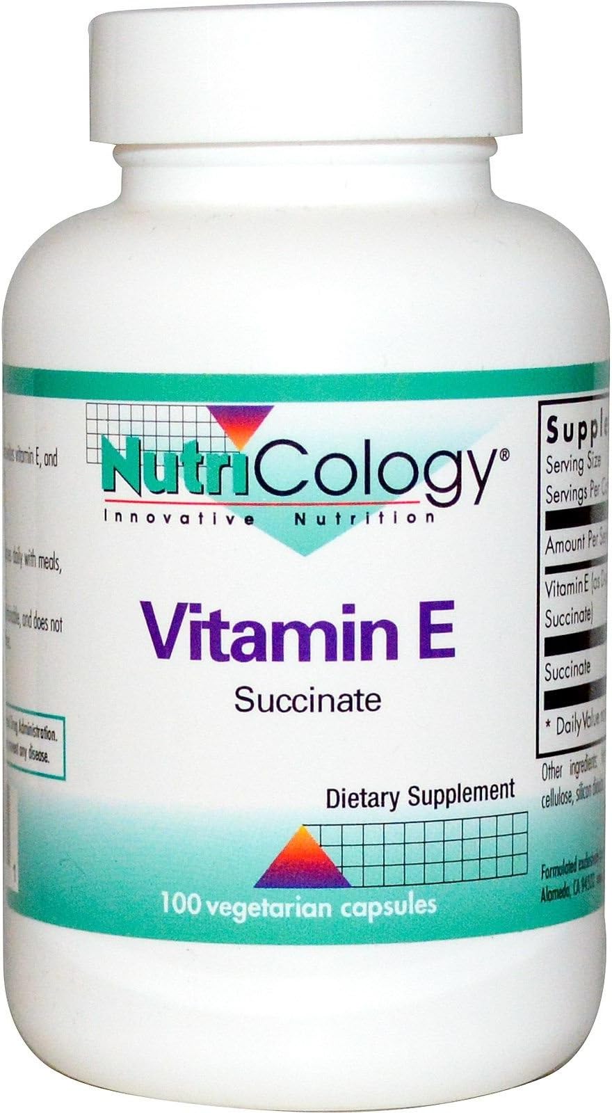 Nutricology, Vitamin E, Succinate, 100 Veggie Caps ARG-50430