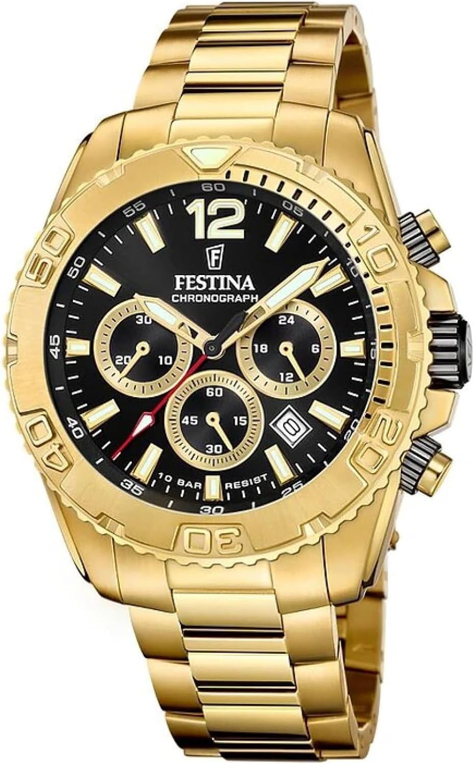 Festina 腕時計 タイムレス クロノグラフ F20684/4 スチール Amazonで販売中 Festina 腕時計 タイムレス クロノグラフ F20684/4 スチール Amazonで販売中
