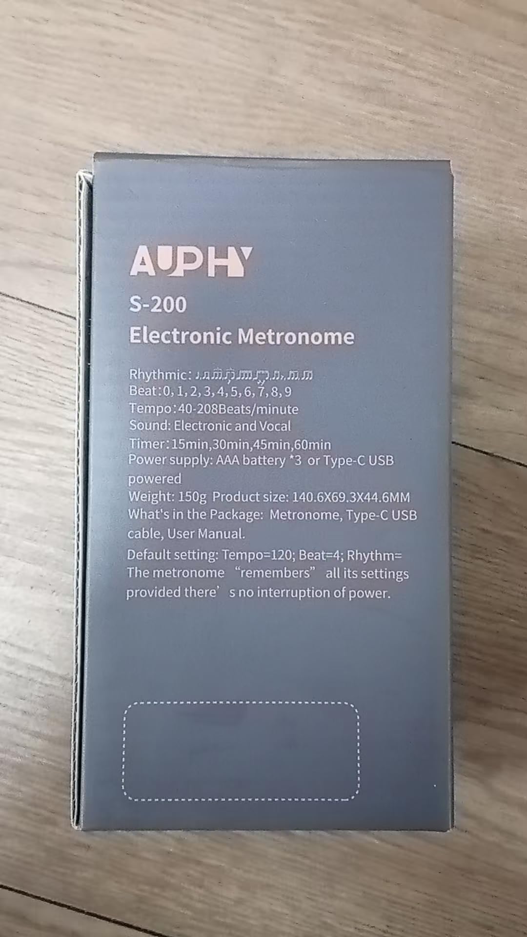 Digital Metrónomo, Ritmo Preciso, voz Humana, Pantalla de Alta Definición, Apto para Guitarra española, Piano, Violín, Saxofón, etc