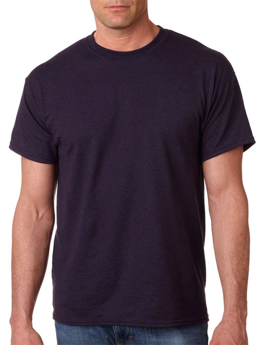 Gildan Mens Heavy Cotton Short Sleeve T-Shirt (M) (Blackberry)