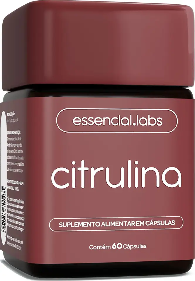 CITRULINA (L CITRULINILARGININA) - Fórmula Avançada com Máxima Absorção - 60 Cápsulas