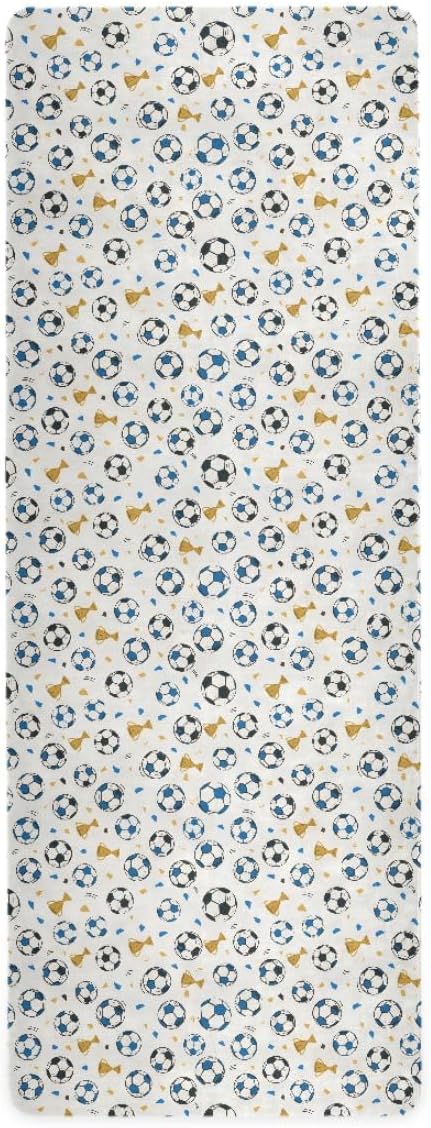 ALAZA Football Trophy Exercise Pattern Yoga Mat Non Slip Fitness Exercise Mat, Workout Mat for Yoga, Pilates and Floor Exercises