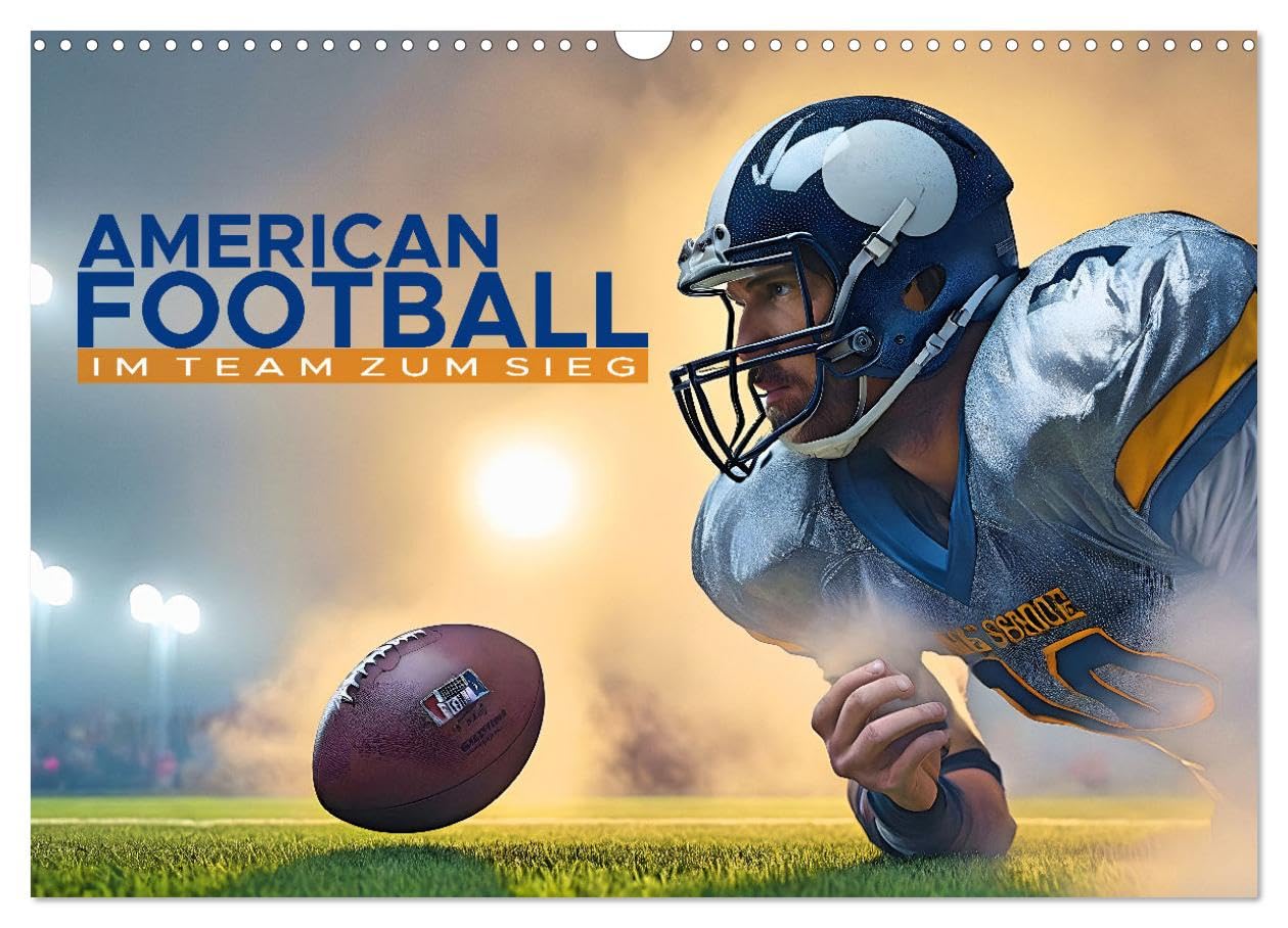 American football - winning as a team UK-Version (Wall Calendar 2026 DIN A3 Landscape), CALVENDO 12 Month Wall Calendar โ image 1