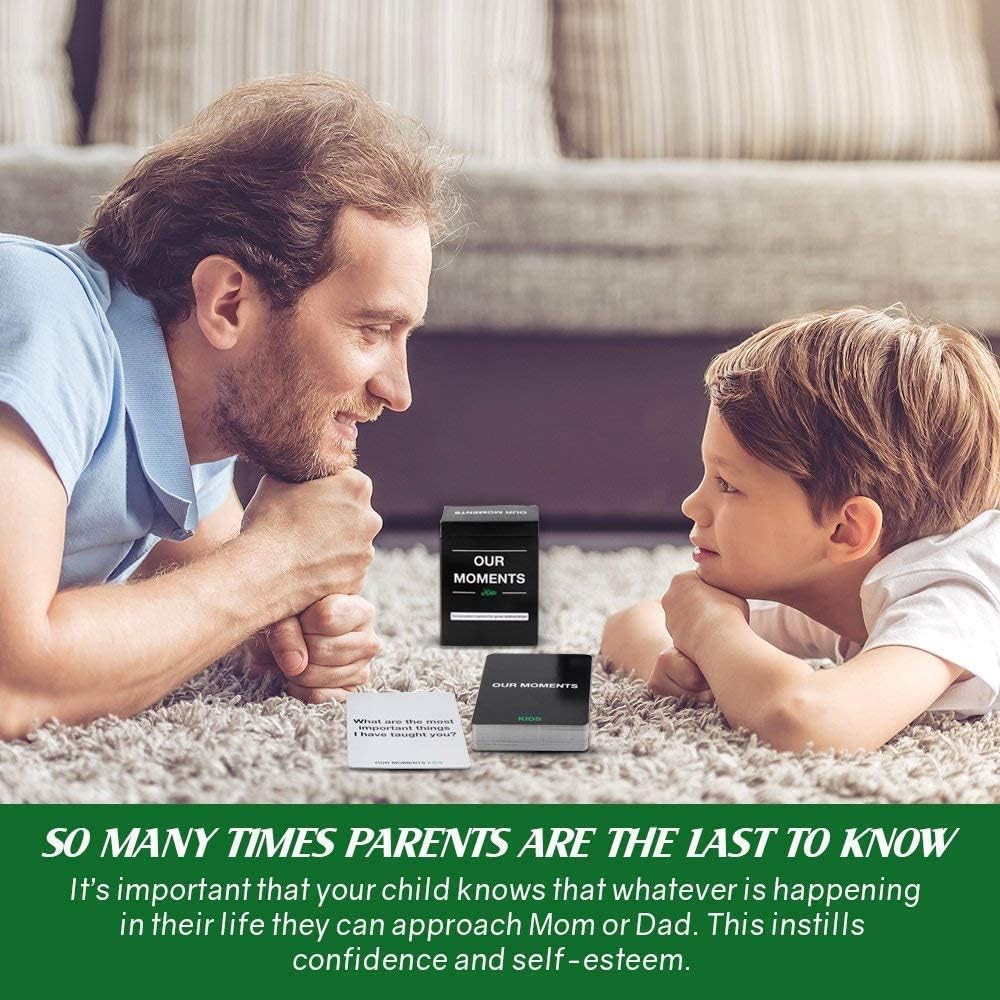 OUR MOMENTS Road-Trip Bundle: 300 Thought Provoking Conversation Starters for Couples, and for Meaningful Families Communication and Relationships Building - (3 Decks: Couples + Kids + Families)