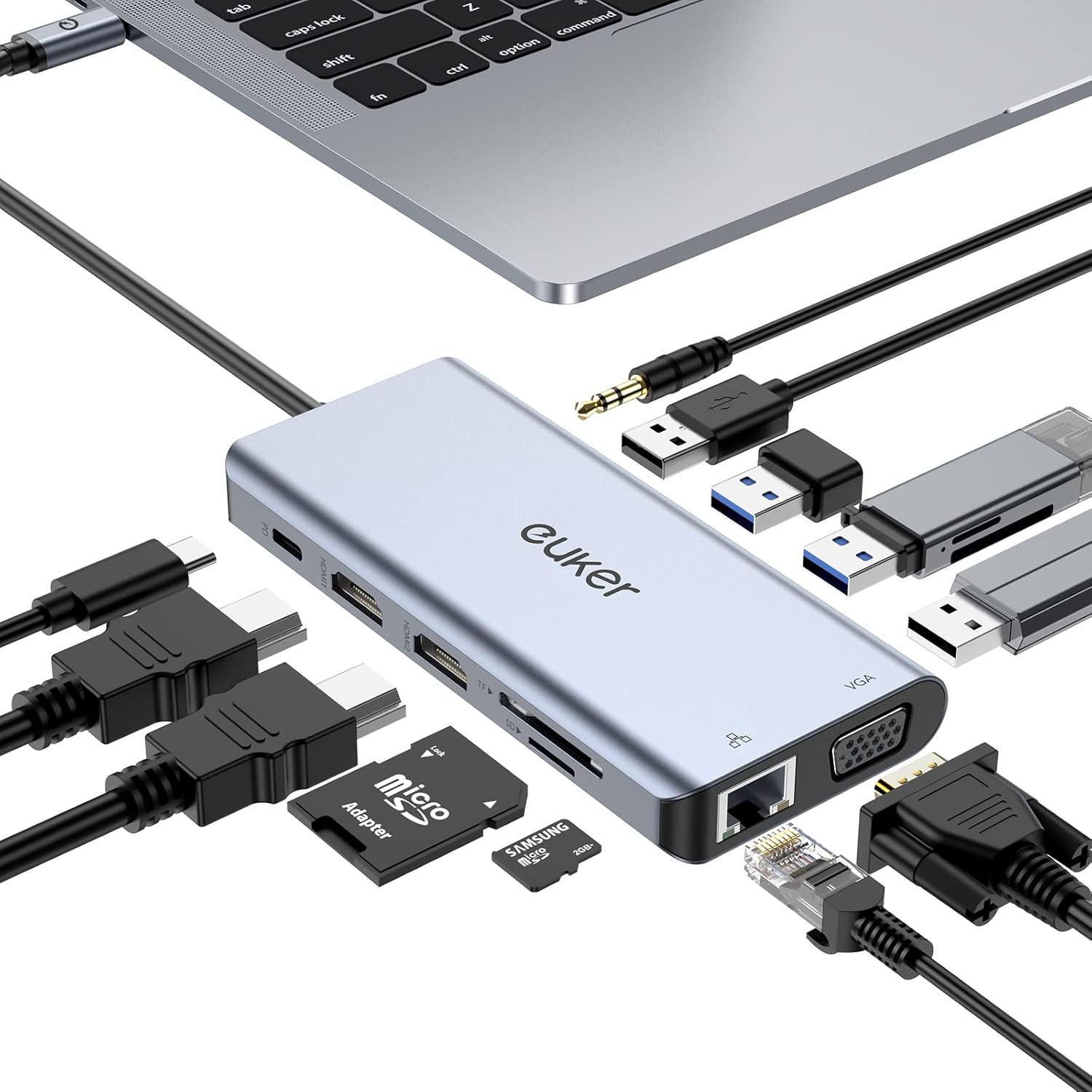 StarTech.co Docking Station KV USB-C Pour Deux Ordinateurs Portables