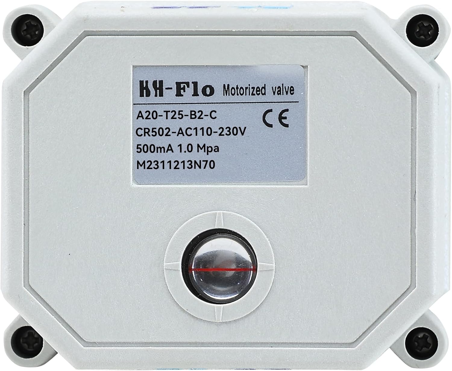 1" DN25 110-230VAC NPT Brass 2 Way Normally Closed Position Feedback Electrical On/Off Motorized Ball Valve