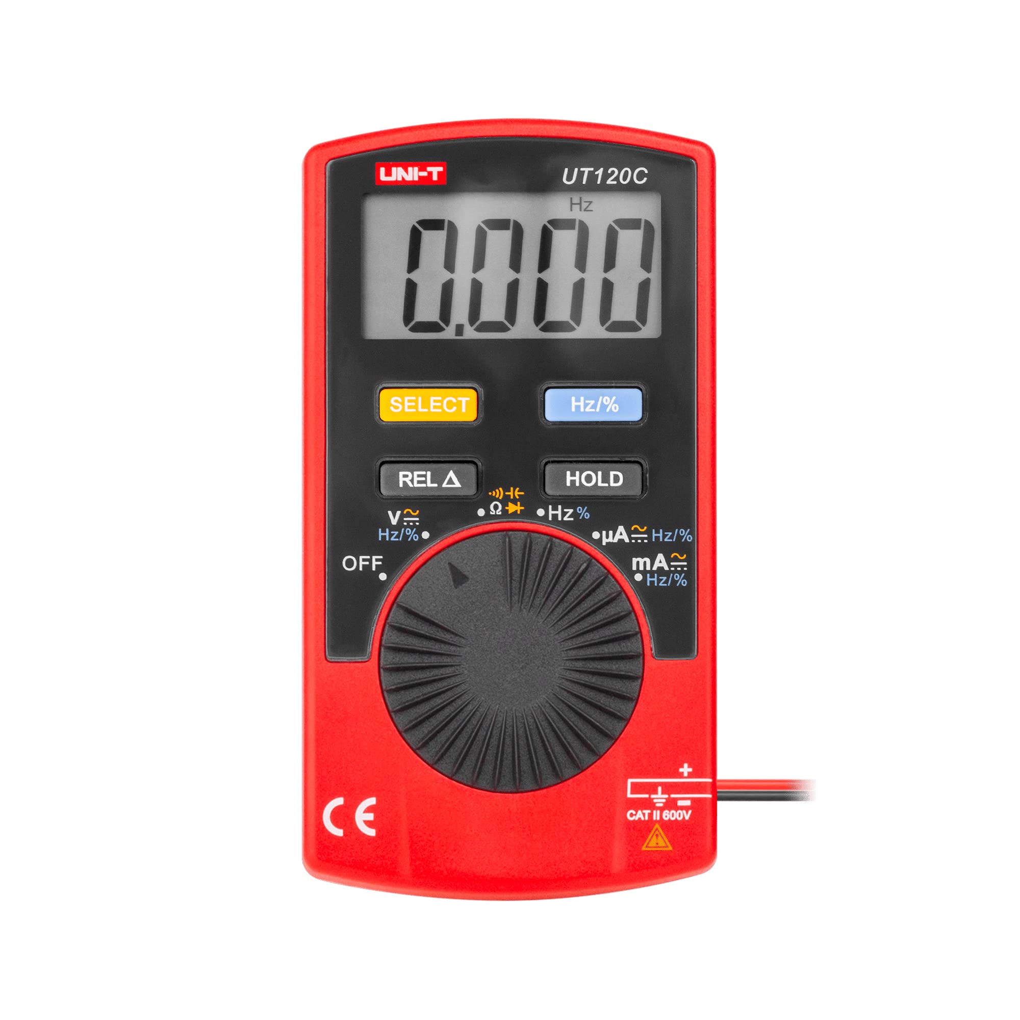 UNI-T UT120 C/mie0144 Multímetro Digital con cambio automático, AC/DC de voltaje y corriente, resistencia, continuidad, diodos de Tester