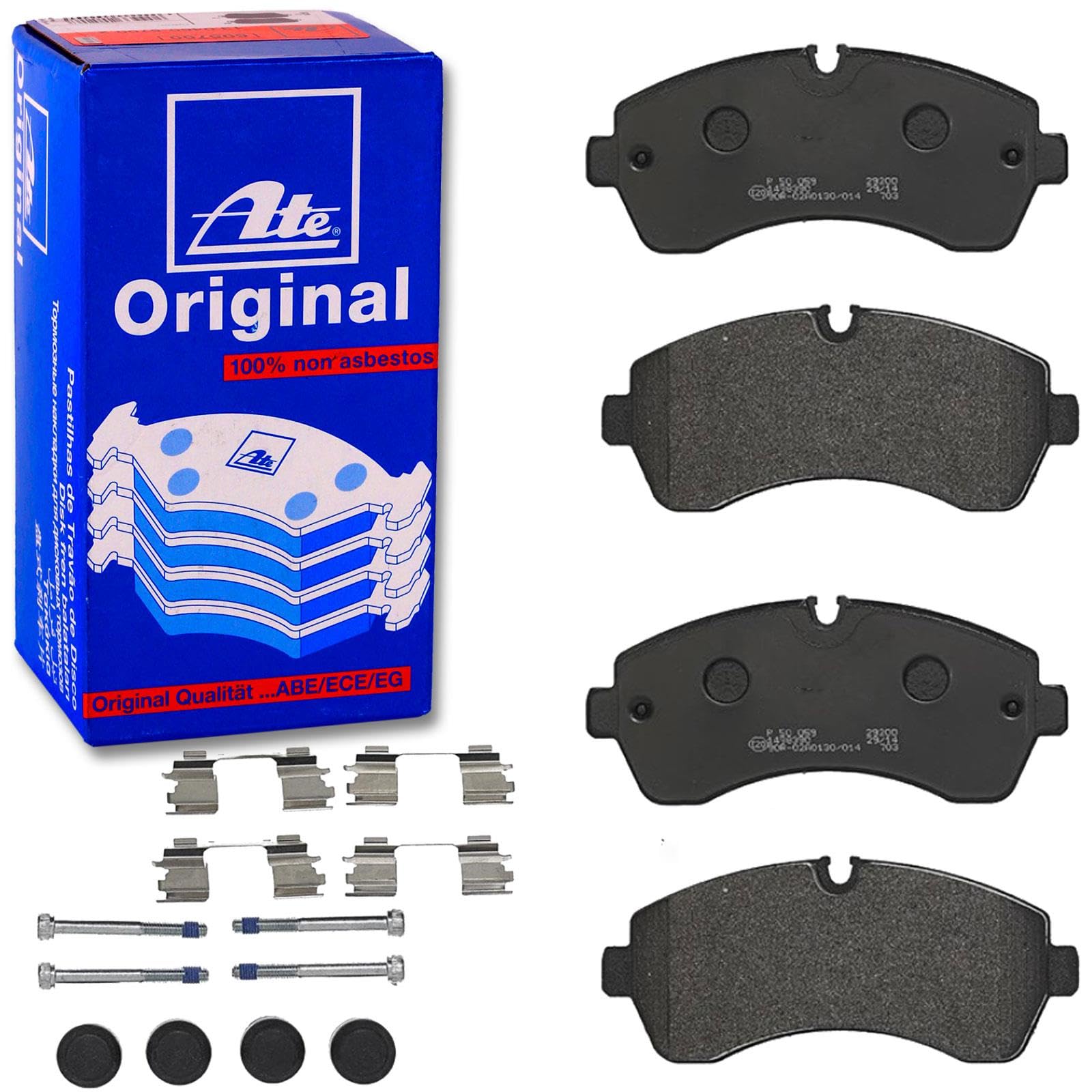 Zestaw Klocków Hamulcowych ATE 13.0460-4725.2 przód do VW CRAFTER 30-50 nadwozie pełne (2E) CRAFTER 30-35 Autobus (2E) CRAFTER 30-50 platforma/podwozie (2F) pasuje do MERCEDES-BENZ