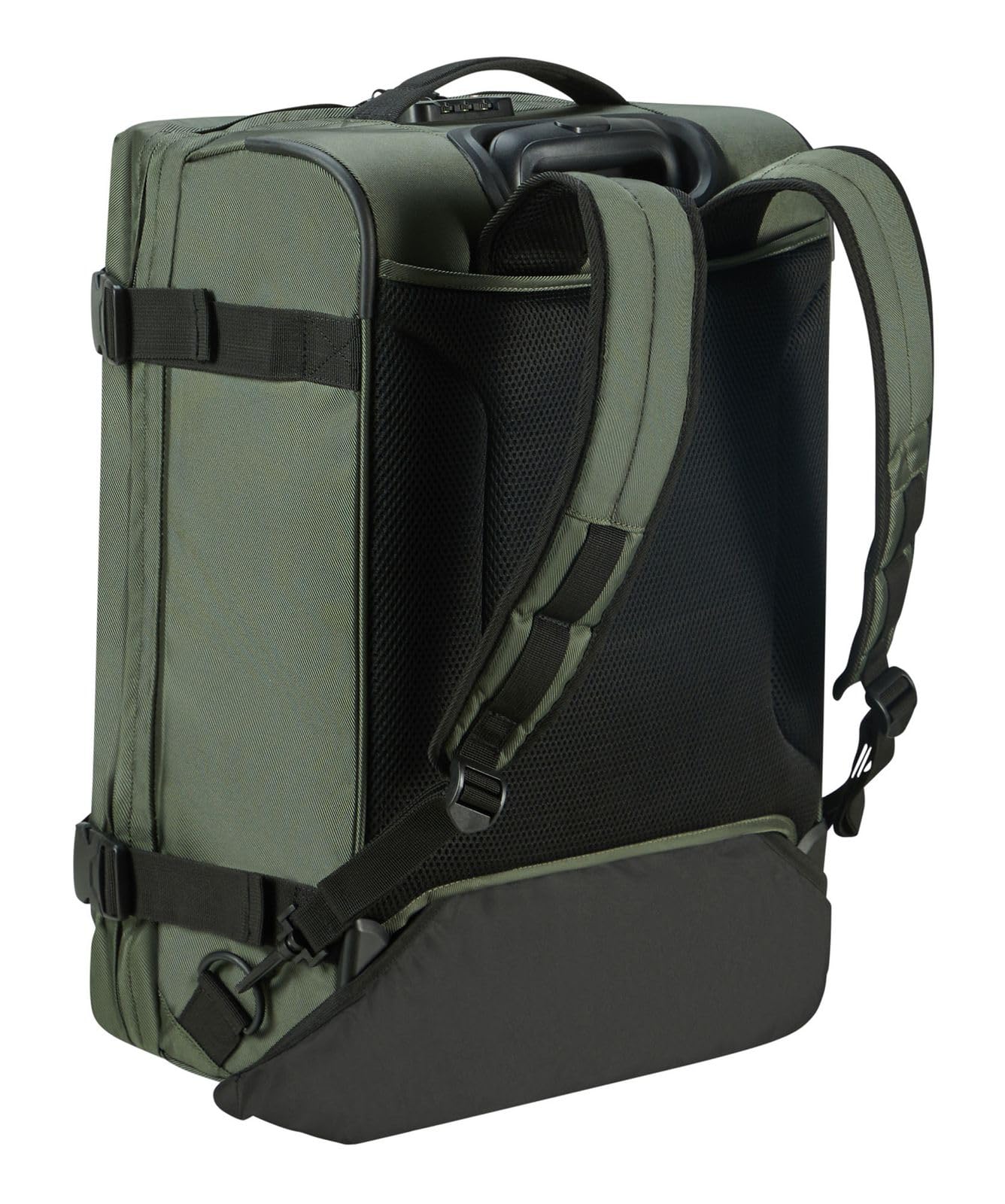 American Tourister Urban Track - Borsa da viaggio/Zaino con 2 rotelle S, 55 cm, 45.5 L, Verde (Dark Khaki)