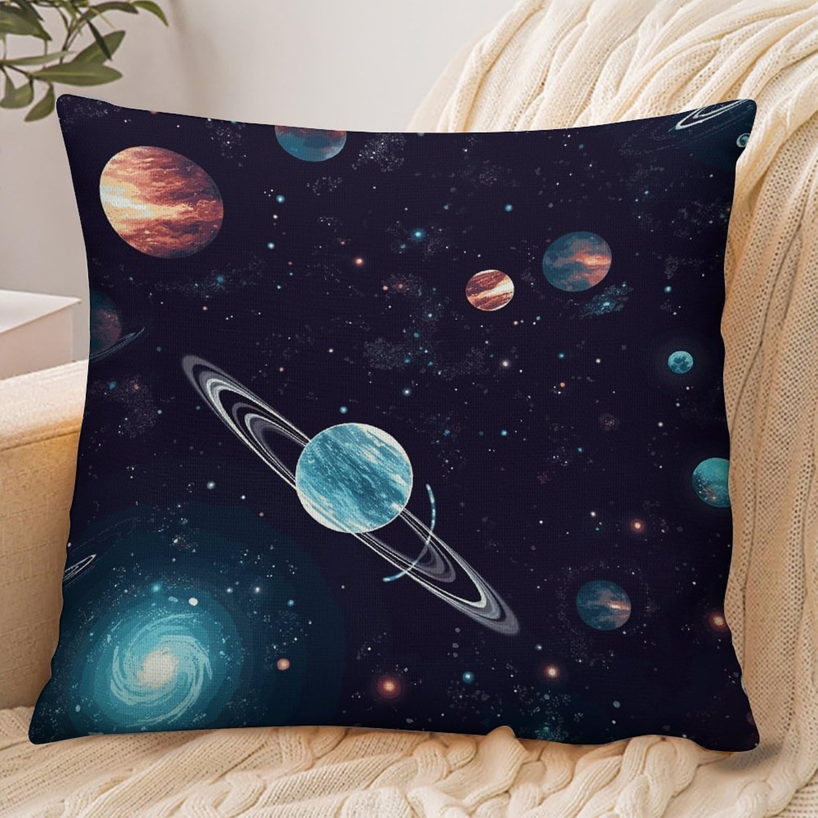 Fekiloot Style Galaxy Decor Pillowcase Pillow Sham Pillow Case