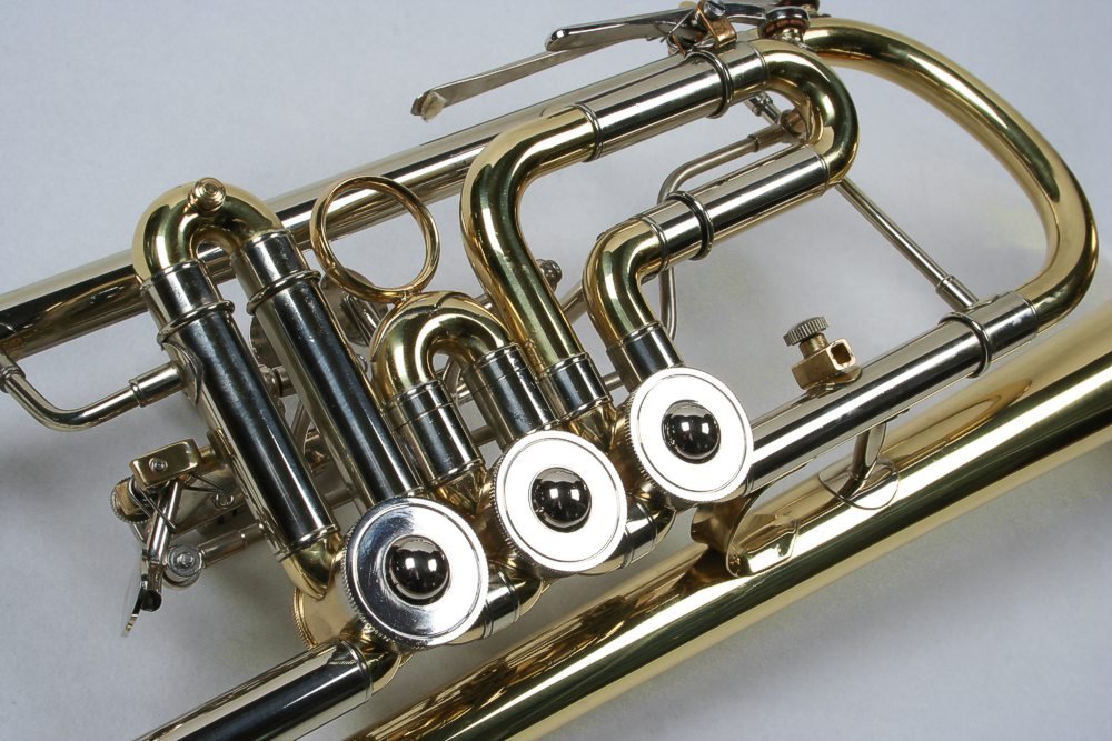 Konzert Trompete, Drehventile, Koffer, Mundstück