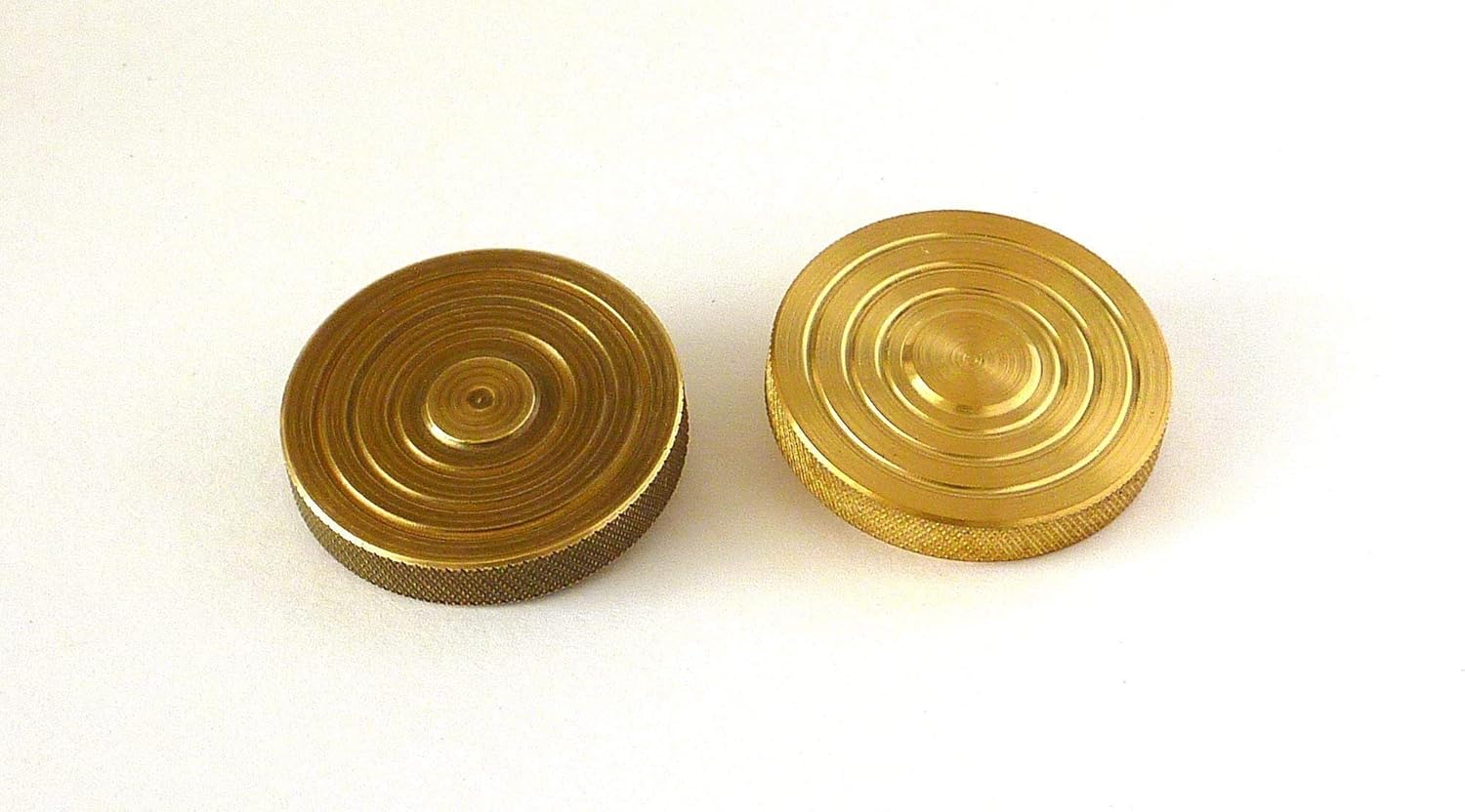 THE FLATTOP - BRASS HANDMADE EDC SPINNING TOP - MADE IN THE USA - Gifts for Men
