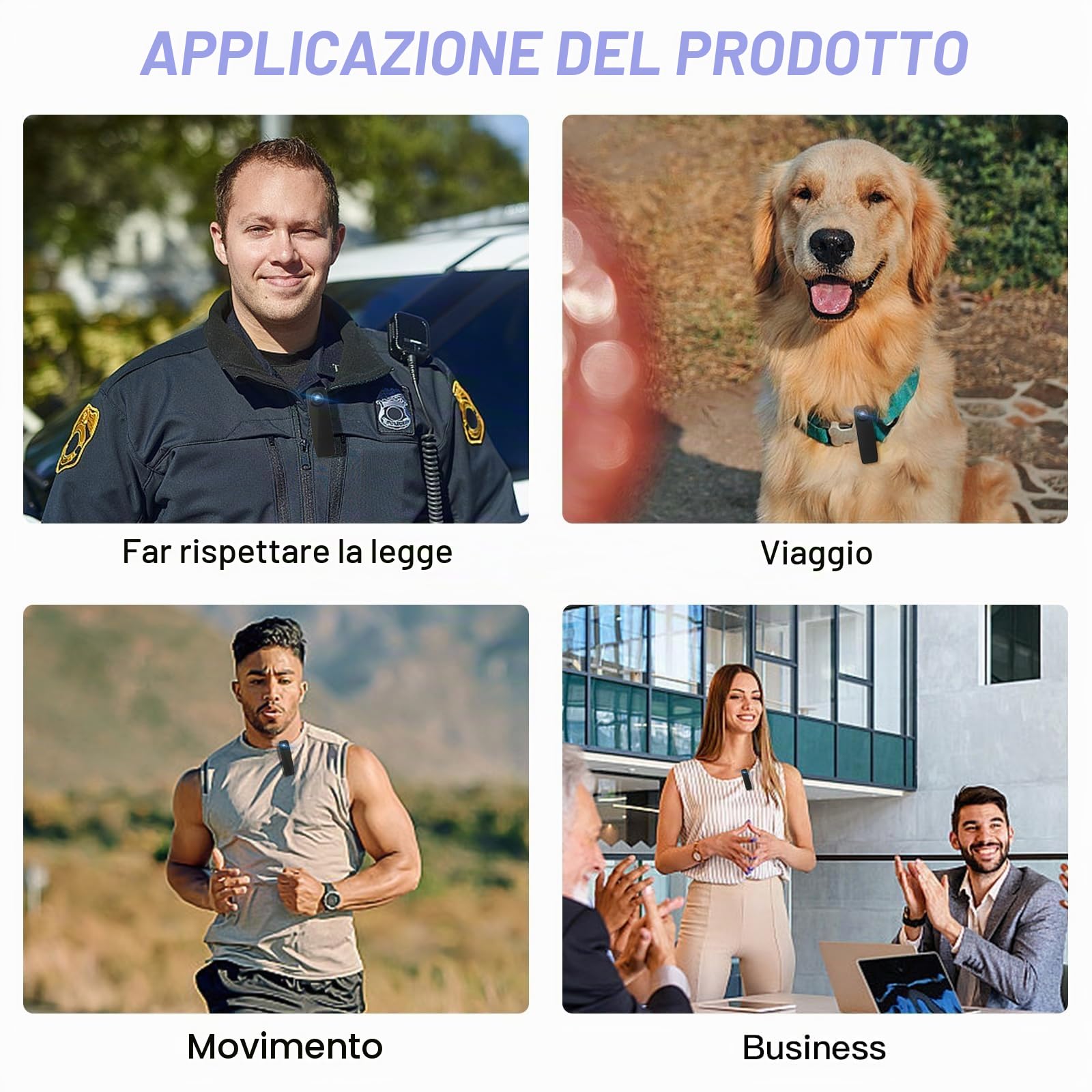 kaysunlink 1080P Body Camera con Scheda da 64 GB, Telecamera POV con Visione Notturna, Videocamera Portatile Tascabile per Sport, Vlogging, Viaggi, Sicurezza e Lavoro, Nero