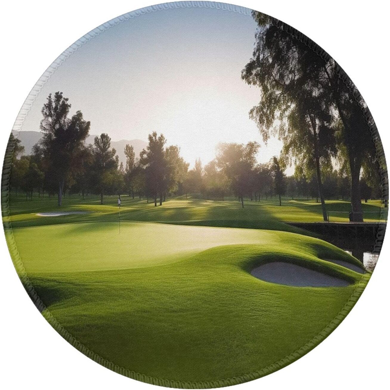 Golf Course Printed Mouse Pad Waterproof Gaming Mouse Pad with NonSlip