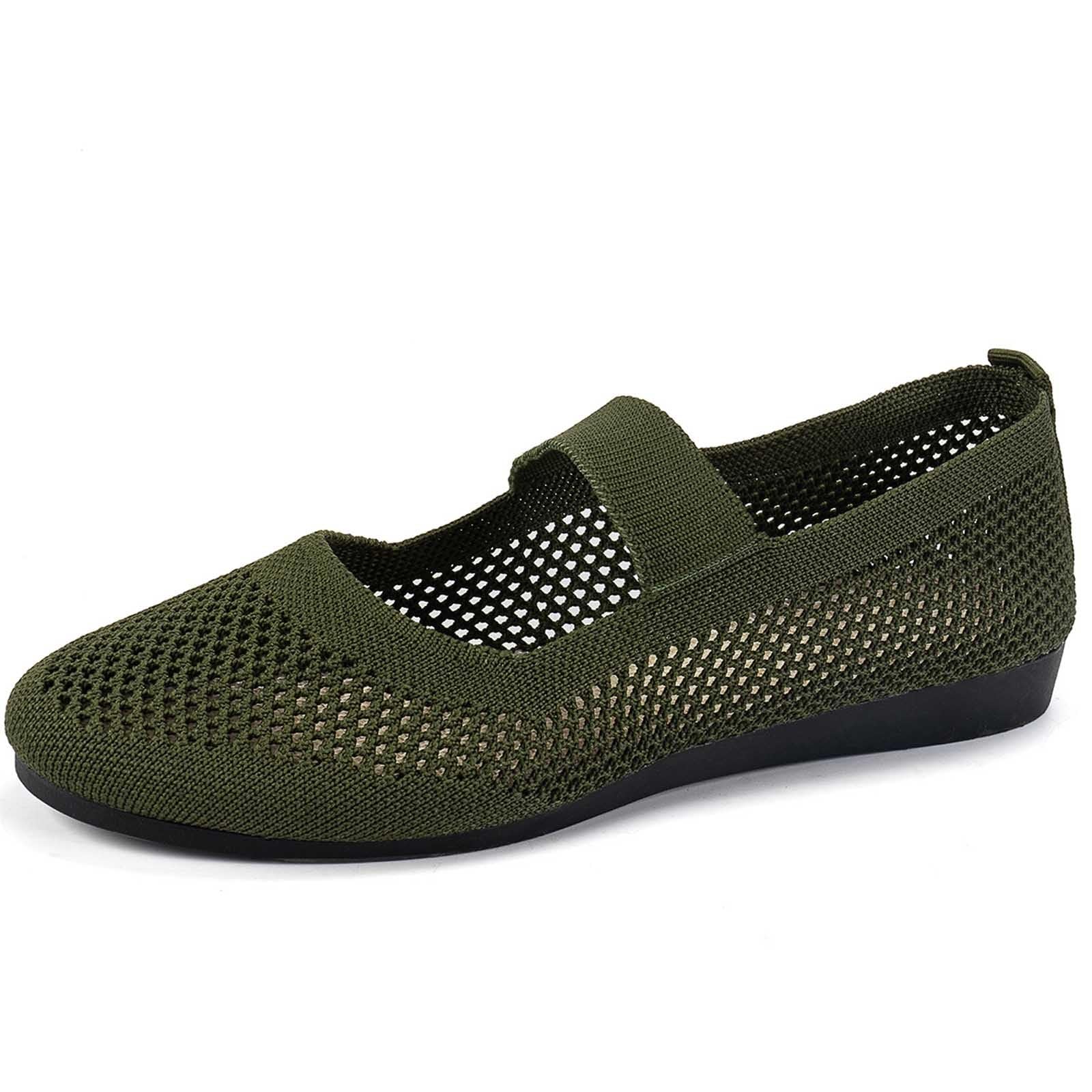 Chaussures plates pour femmes légères avec semelle antidérapante - 7