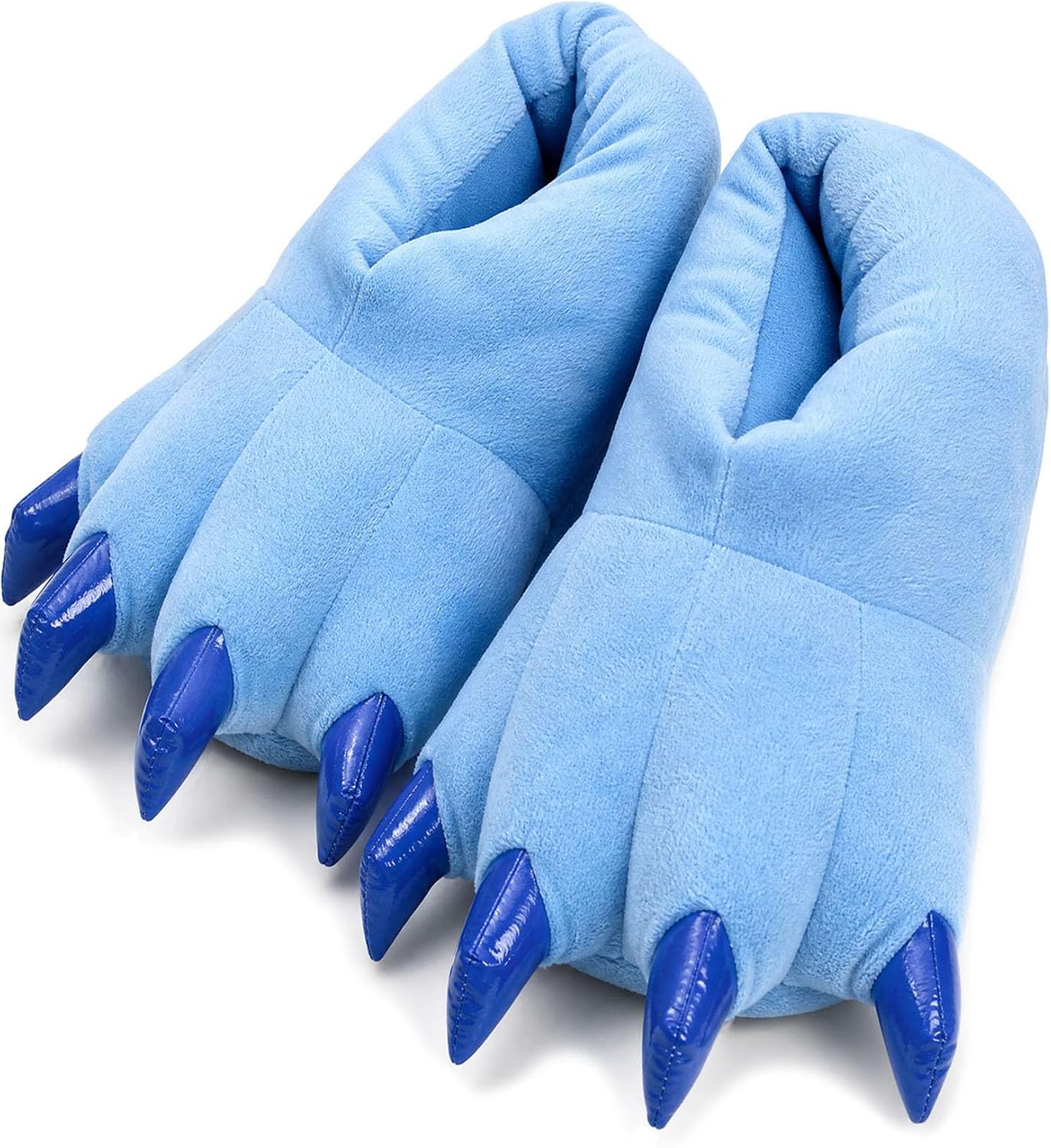 Plush Soft Monster Claw Slippers Dino Paw For Halloween Cosplay Adults Teen