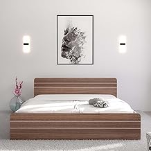 COUCH CULTURE Valancia King Size Engineered Wood Box Bed - Leon Teak Finish | Double Cot | Cosy Cot for Bedroom | Permium Design Storage Bed | 1 Year Warranty