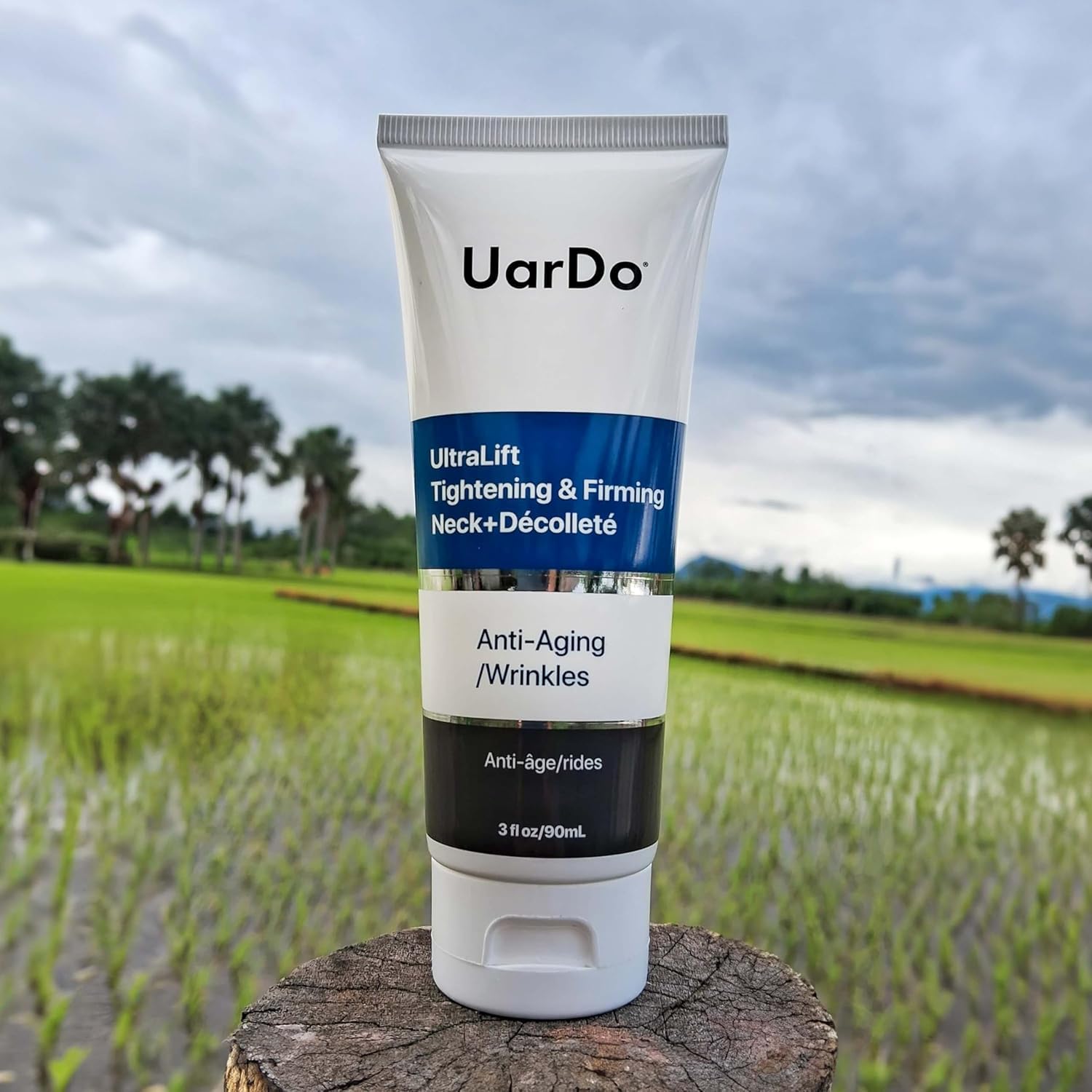 Uardo UltraLift Tightening & Firming Neck+Décolleté 3 Fl Oz/ 90ml - usn116 | For All Skin Types | Helps with Sagging, Fine Lines, & Wrinkles | For Women and Men