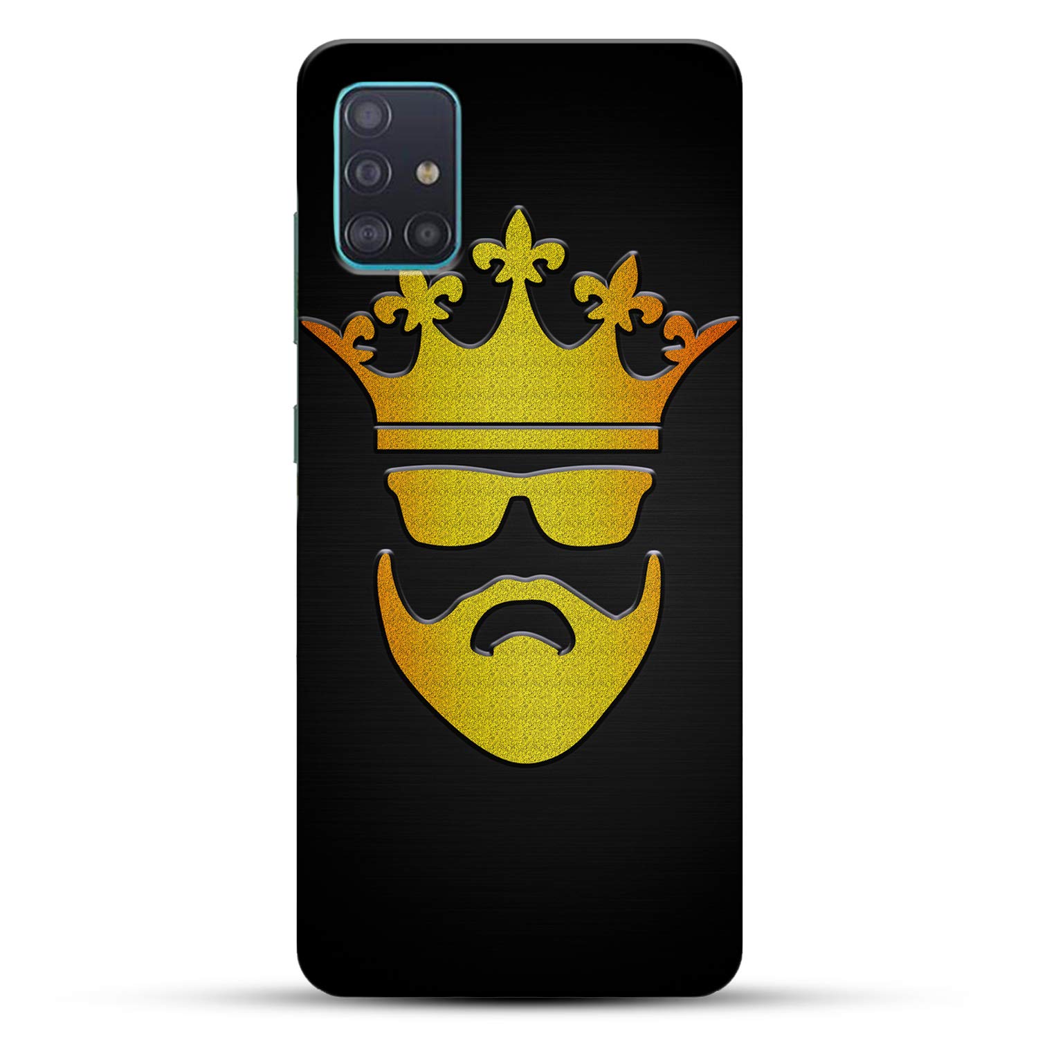 COLORflow Samsung A51 Back Cover Funky Swag Yellow Art Black