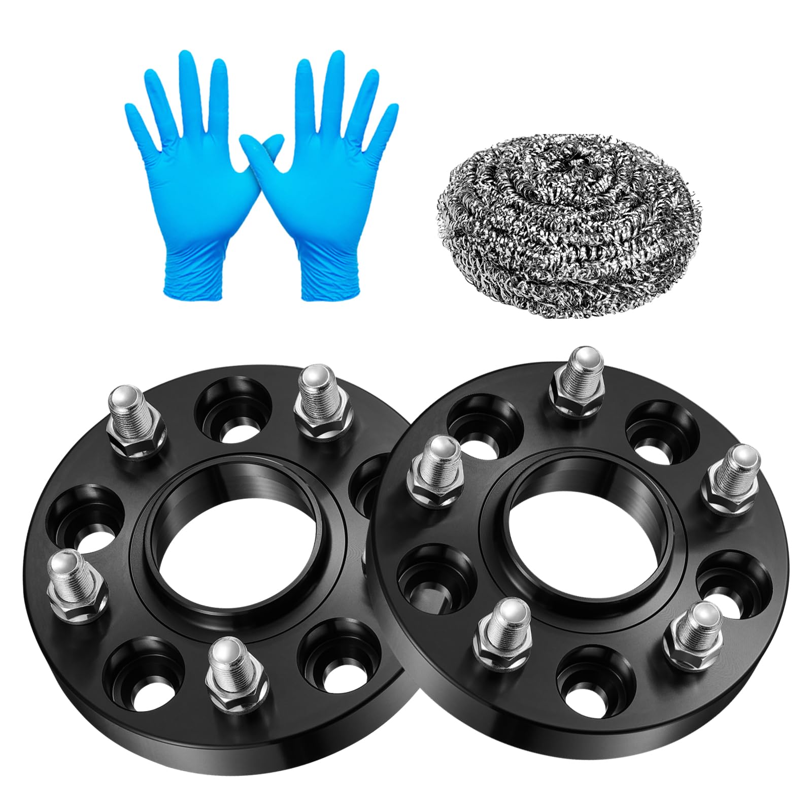 BDFHYK 5 x 120 mm Spurverbreiterung, 1 Zoll, 5 x 4,7 Zoll, Nabenabstandshalter, kompatibel mit 10-22 Camaro,14-20 Impala, 20-23 Corvette C8, 08-19 CTS, 11-17 Regal, geschmiedet 5 Lug M14x1,5 & 66,9 mm