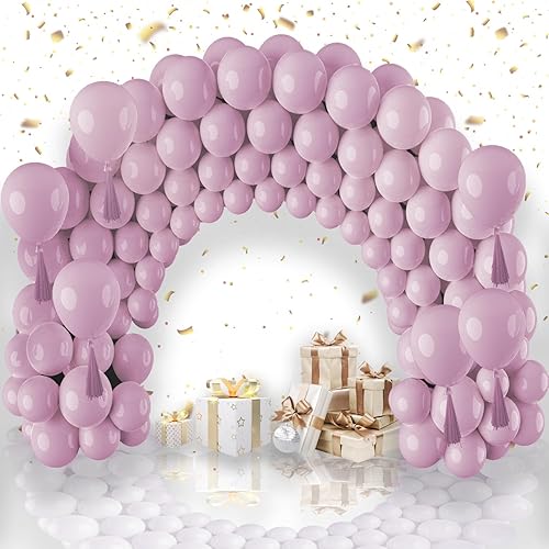 DECOCKRAT 89 globos de colores, globos de látex de diferentes tamaños de 1812105 pulgadas, globos de helio con cinta, juego de globos de fiesta para