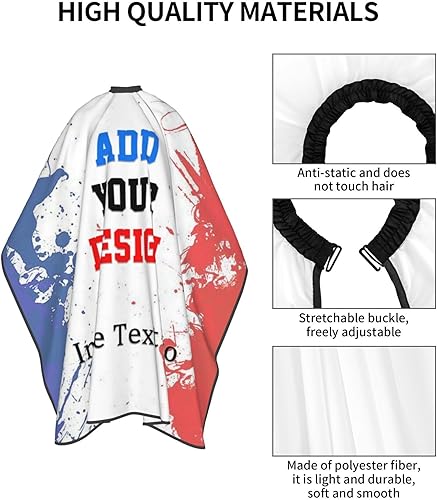 Miniatura 7 de Capa de corte de pelo personalizada para hombres, capa de peluquería personalizada, capas de peluquería de peluquería, capa impermeable para corte