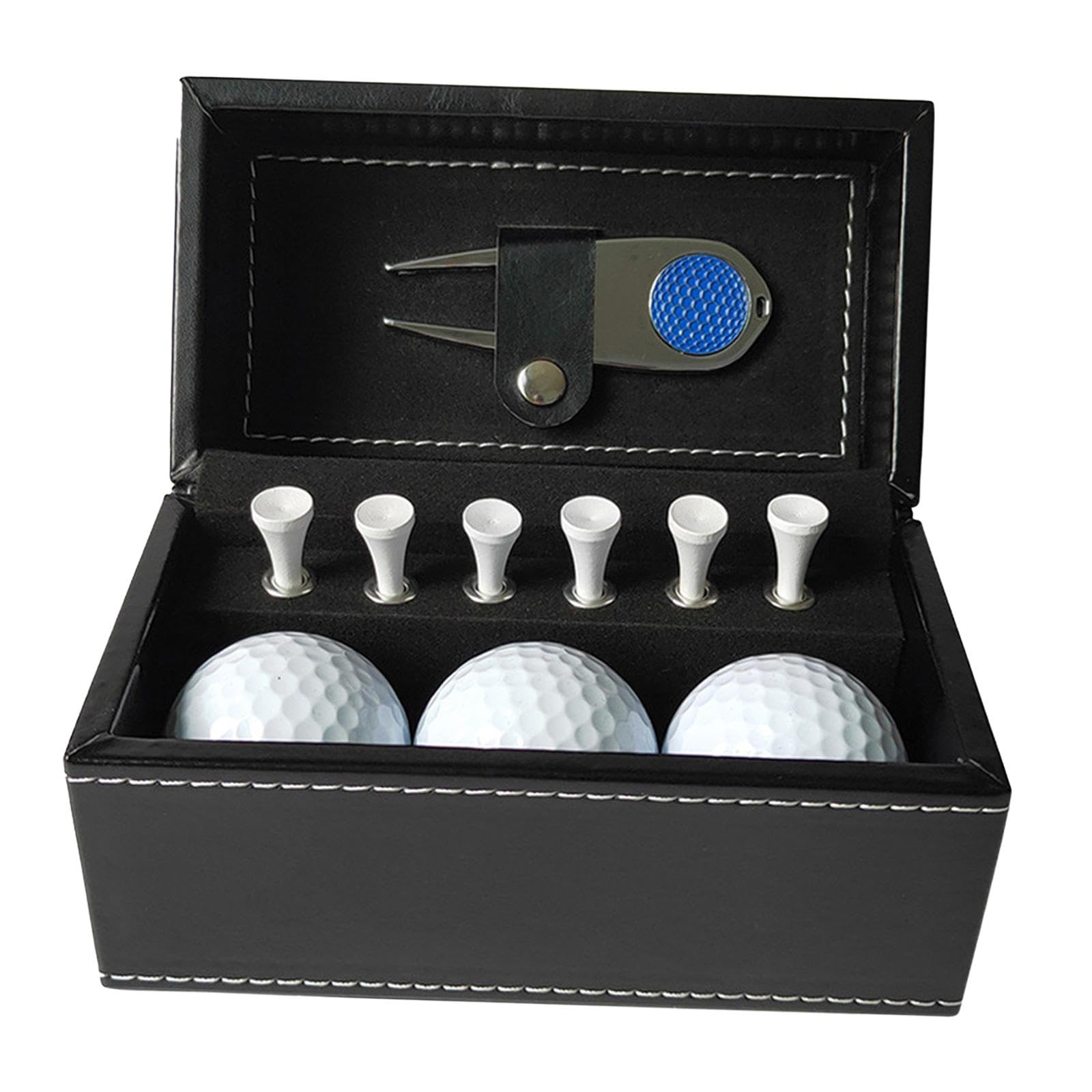 Set di Palline da Golf Deluxe per Uomo - Completo di Strumento per Riparare Le Zolle