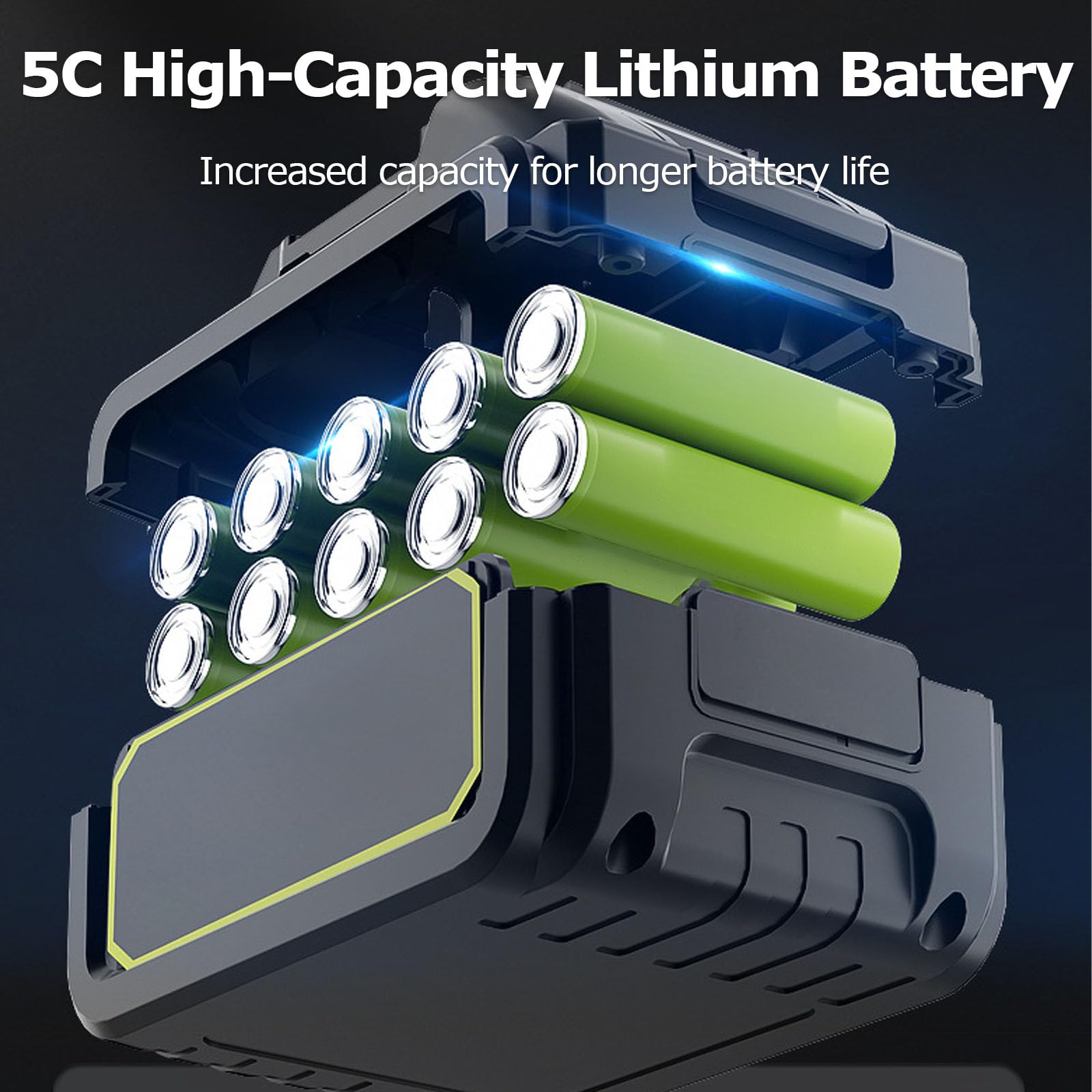 Cortasetos y Tijera de Césped Inalámbrica 2 en 1, Cortasetos de Mano de 1580W con 2 Modos de Poda, Protección Inteligente de 9 Capas para Jardinería, Corte y Recorte 2 Batteries