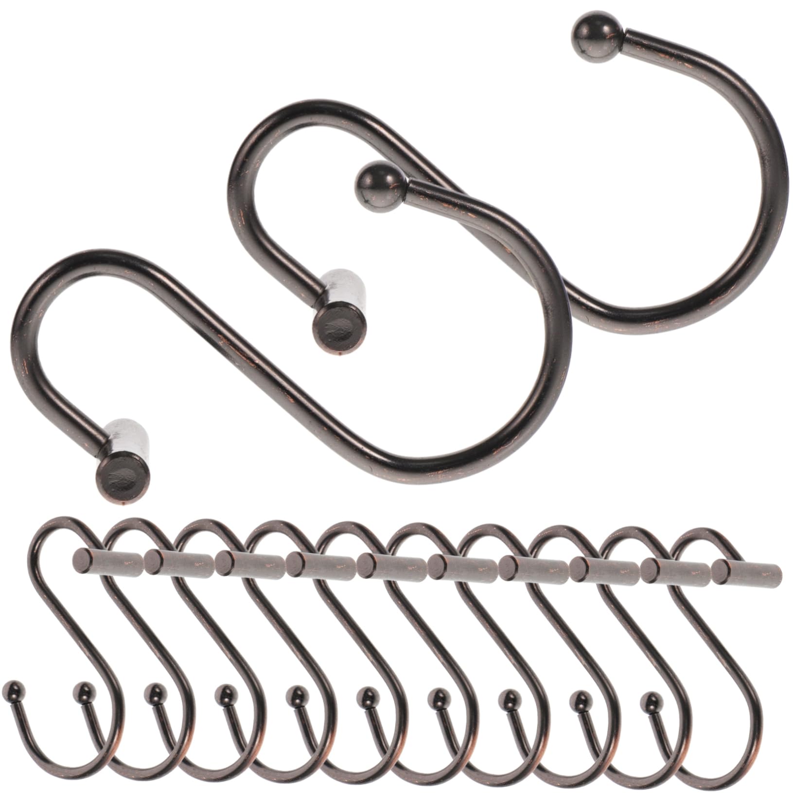 Alipis 36 Pz Gancio Per Da Doccia Ganci in Metallo Per Tende Gancio Per Scorrevole Ganci Per Tende in Metallo Ganci Per Tende Da Camera Da Letto Ganci Da Bagno Ferro Da Stiro