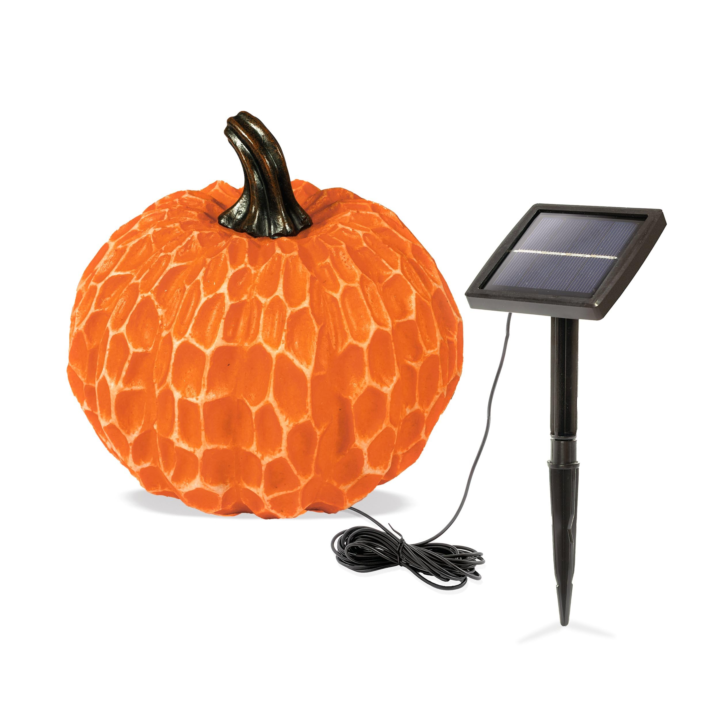 Esotec Solar Kürbis Deko Gartendeko Herbstdeko LED Gartenfigur außen 102683