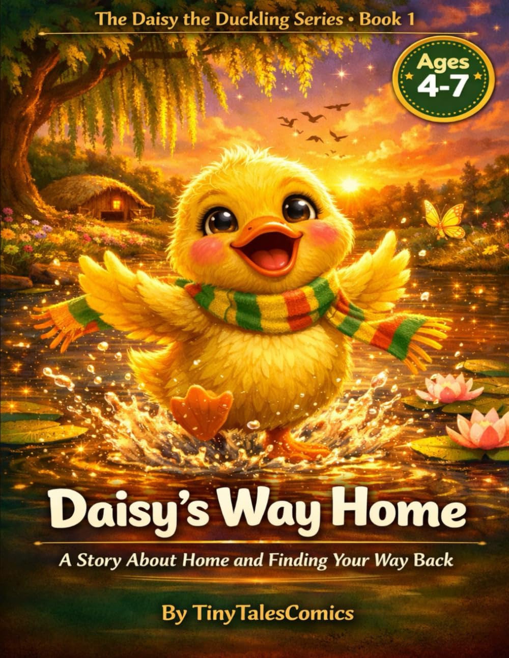 Daisy's Way Home: A Duckling Adventure Book for Kids Ages 4–7 with Coloring Pages & Activities (Daisy the Duckling Adventures)