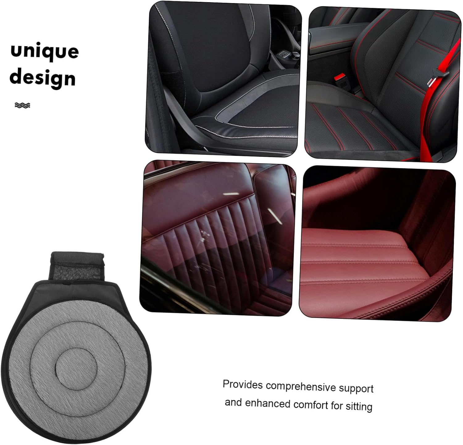360degree Rotating Seat Cushion for Elderly Portable Swivel Cushion for Car Office and Home Use Soft Padded Design for Pregnant Women and Drivers Comfort