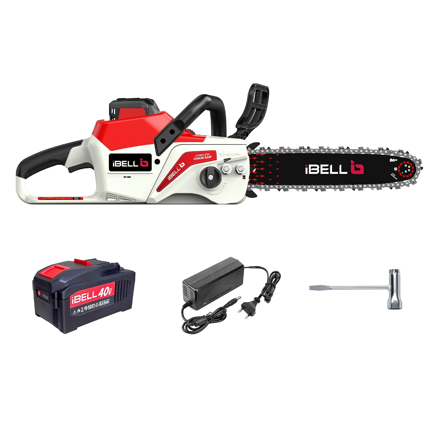 IBELL IBL BS40-16 Cordless Brushless Chainsaw 40V | 2000W | 28000RPM | 16" Guide Bar | Automatic Lubrication | 45 minutes ... - Review, Price and Buying Guide