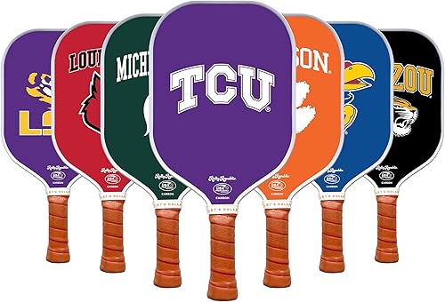 Miniatura 38 de Raqueta de pickleball colegial oficialmente licenciada - Raqueta aprobada por la Asociación de Pickleball de EE. UU. - Núcleo de nido de abeja