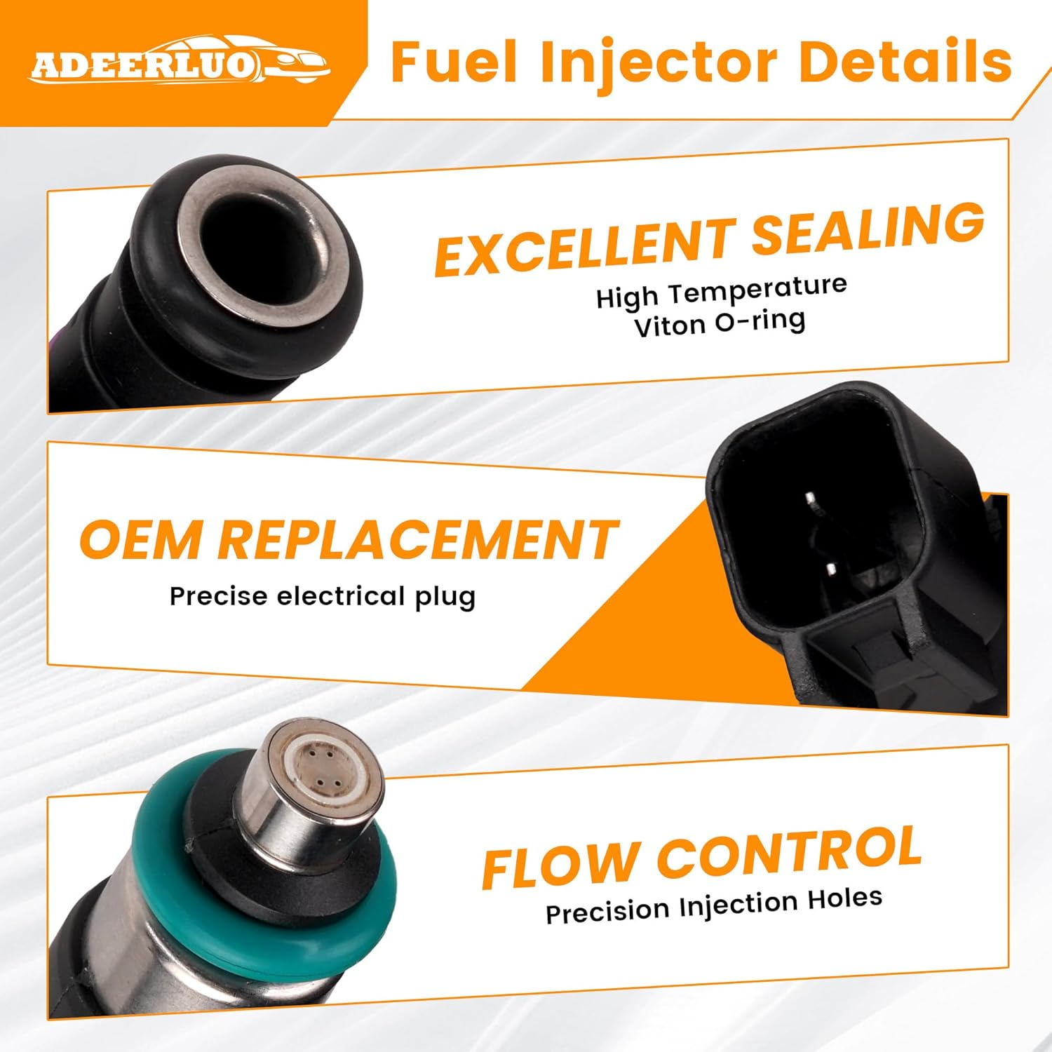 Fuel Injectors For-Ford Expedition For-Lincoln Navigator 2007 2008 V8 5.4L 0280158140 FJ1008 8002044N, CM5145, 7L1Z9F593B