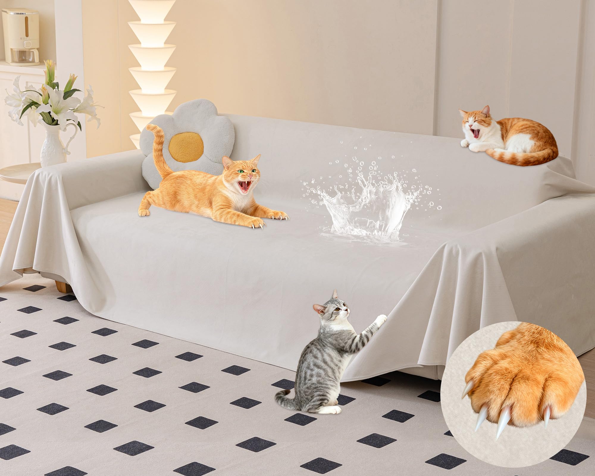 Loiion Velvet Sofa Cover