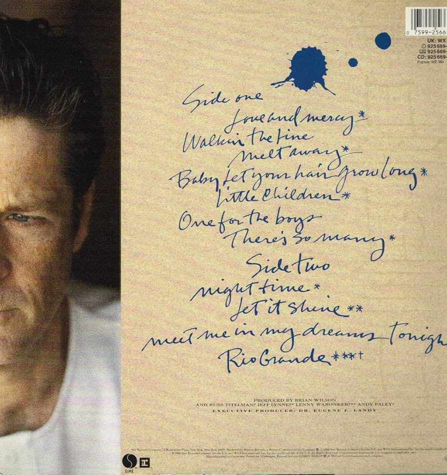 新品LP ブライアン・ウィルソンMUSIC FROM LOVE & MERCY Amazon.co.jp: Music from Love & Mercy: ミュージック