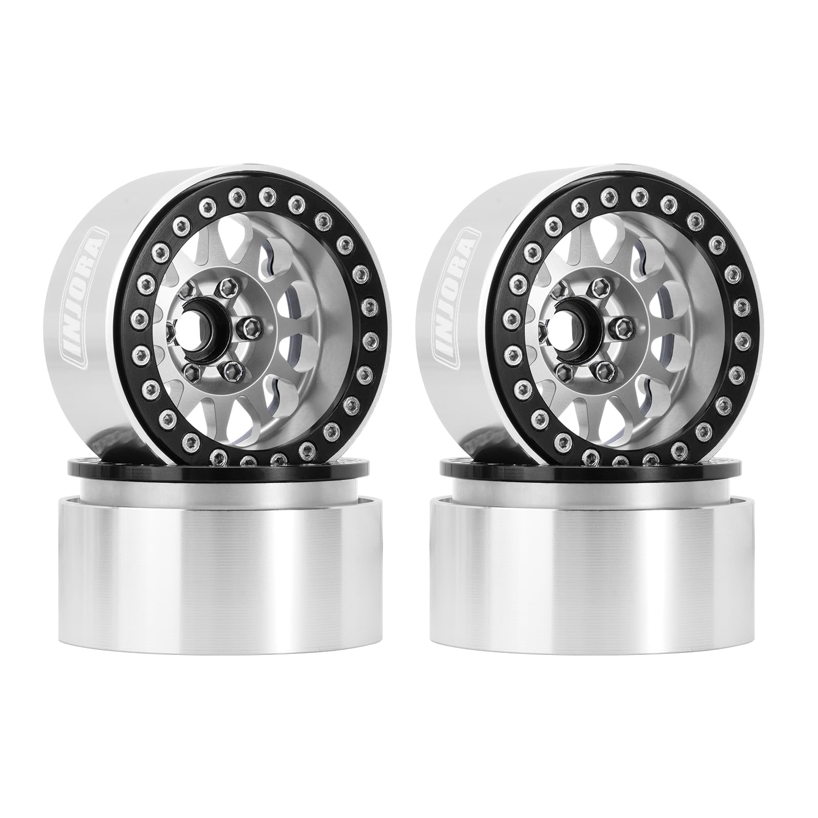 Integy CNC-gefräste Legierungs-Bremsscheiben Für 1/10 Crawler – 4er Set, Realistisches Aussehen