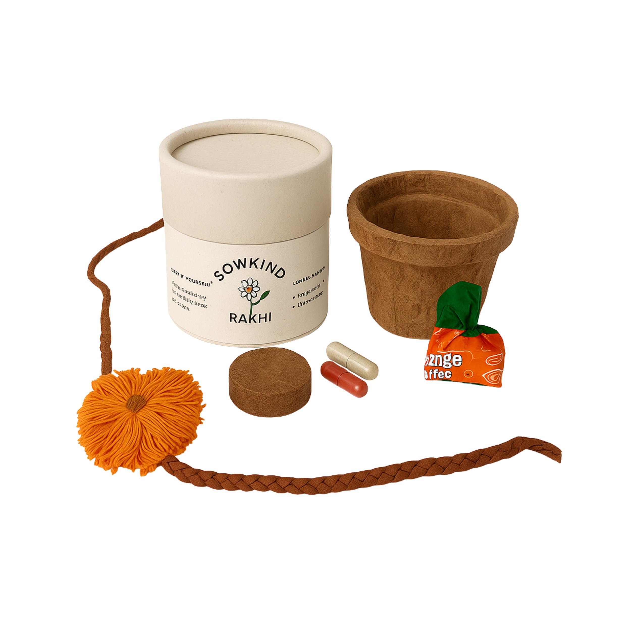 kavi Eco-Friendly Rakhi for Raksha Bandhan | Plantable Thread, Mini Planter, Roli-Chawal & Message Jar | Non-Edible Ritual Gift-picture-11