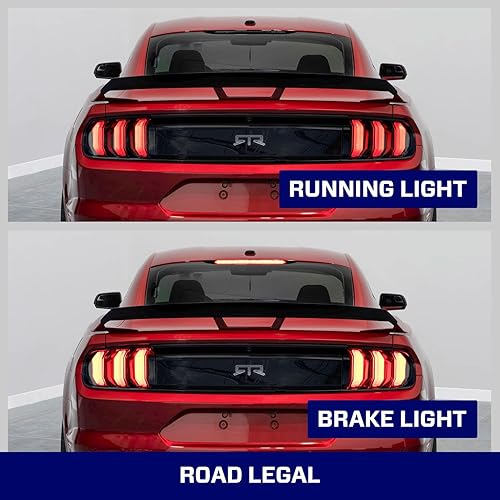 Miniatura 7 de Luces traseras LED secuenciales compatibles con Ford Mustang 2015-2023 (par), ahumadas