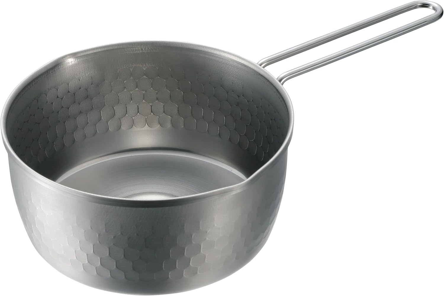 Captain Stag UH-4209 Outdoor Kitchen Utensils, Pot, Camping & Snow Flat Pot, 5.9 inches (15 cm), Compatible with All Heat Sources, Stainless Steel, Made in Japan
